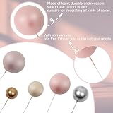 LARDUX 45 PCS Nude Ball Cake Toppers - Mini Balloon Cupcake Insert DIY view 3
