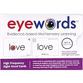 Eyewords Multisensory Sight Word Phonics Flash Cards, Set #4 | Words 151-200, Kinesthetic Learning Approach