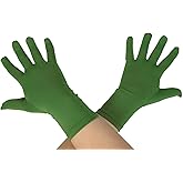 Gaoin 9.5“ Unisex Short Spandex Wrist Length Stretchy Costume Gloves