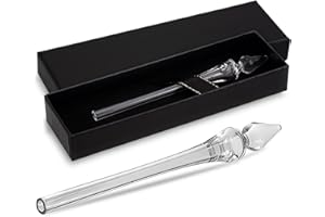 Whiskey Glass Water Pipette, Prefdo Glass Dropper for Bourbon, Scotch & Rum, Precision Dilution Tool with Gift Box, Compact a
