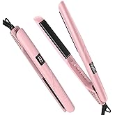 FOCALA Flat Iron Hair Straightener 1 Inch - Professional Ceramic Hair Straightening Iron - Dual Voltage Straightener for All Hair Types