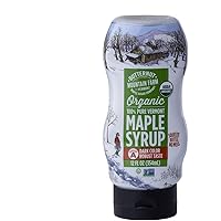 Butternut Mountain Farm 100% Pure Organic Maple Syrup From Vermont, Grade A (Prev. Grade B), Dark Color, Robust Taste, All Na