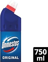 Domestos Original Thick Bleach 750 ml Disinfectant 99.99% Bacteria Viruses view 2