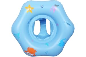 Baby Pool Floats Swimming Ring: Baby Floaties for Infants 6-48 Months Toddler Qoosea Baby Swimming Floats with Patch Kit