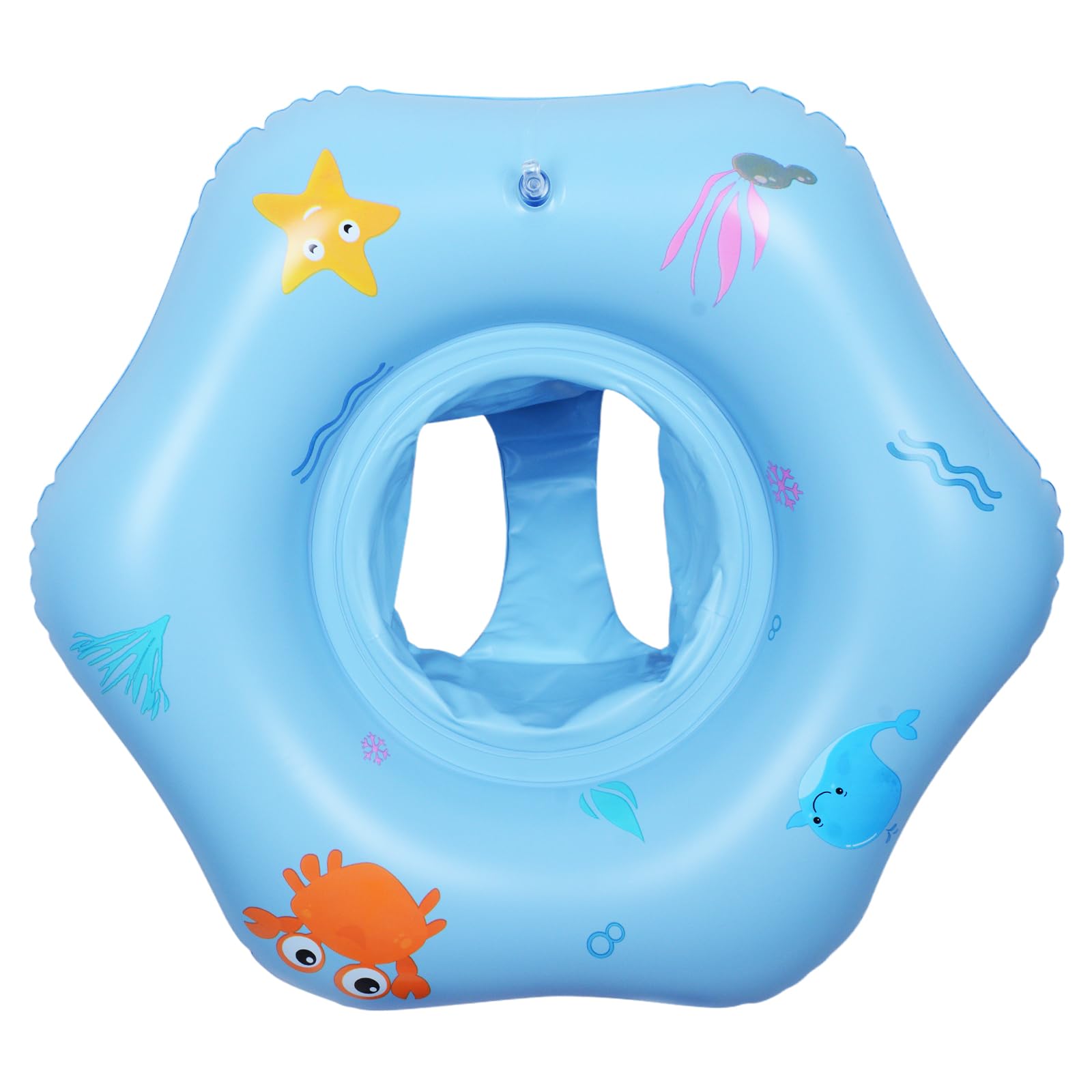 Photo 1 of Baby Pool Floats Swimming Ring: Baby Floaties for Infants 6-48 Months Toddler Qoosea Baby Swimming Floats with Patch Kit(Blue)