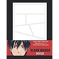 Blank Manga Book: Large | Manga Storyboard Sketchbook | Comic Strip Templates to Draw your Own Comics | Variety of Template Layouts | Blank Comic ... and Stories | Gift Idea for Anime Lovers