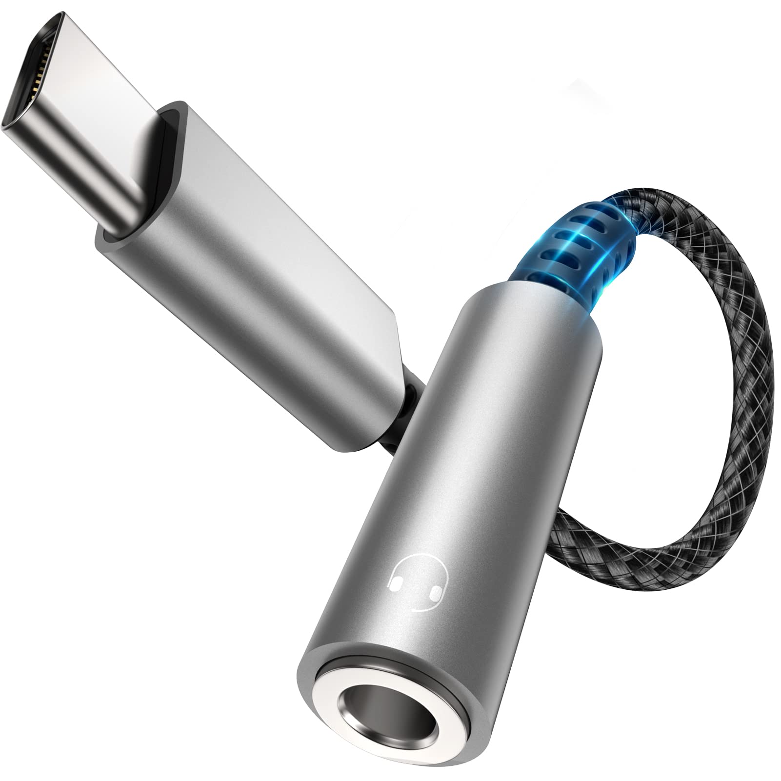 bakibo USB C to 3.5mm Jack Headphone Adapter, USB C