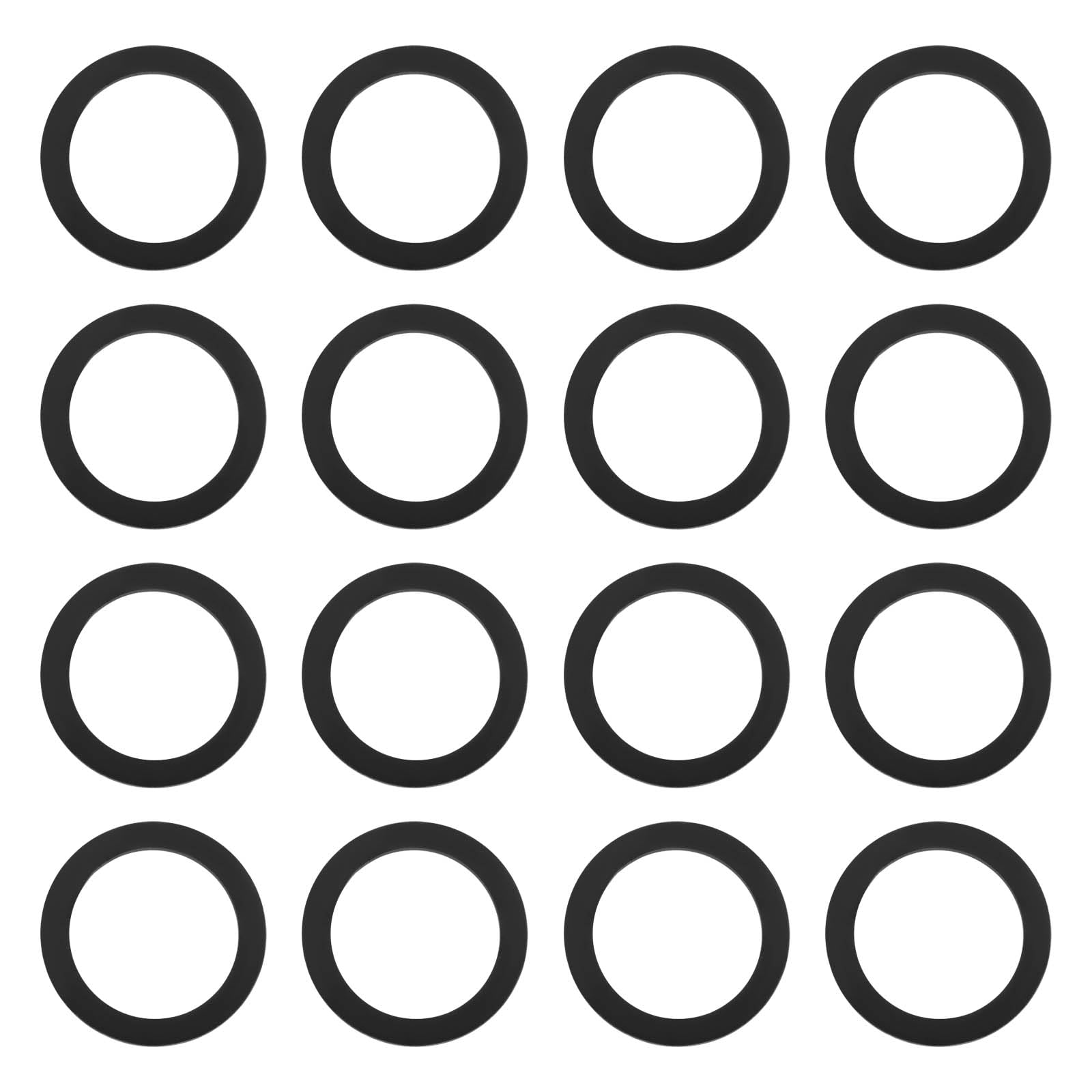 VGOL 100Pcs 3/4 Inch Tap Rubber Washers Shower Hose Washers Flat Seals for 3/4" Hose Systems Plug-in Systems Shower Head and Hose Connecting