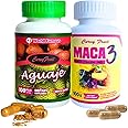 Curvy Pack – Aguaje + Maca 3 Capsules for Bigger Booty, Wider HIPS & Feminine Curves – 100% Natural Hormonal Support – Booty & Energy Enhancer – 1 Month Supply