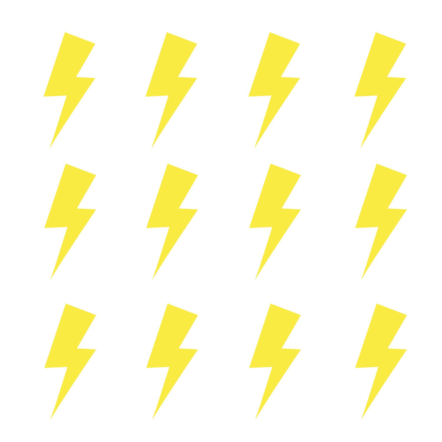 Lightning bolt wall stickers | Lots of colours options available | Perfect for a baby's nursery or child's bedroom