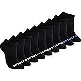 Sperry Women's 9-Pack Low Cut Ankle Socks – Breathable, Moisture-Wicking, Cushioned, No-Show Fit for Everyday & Athletic Wear