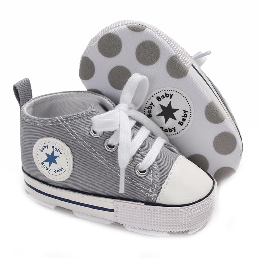 KKIIDDSS Unisex Baby Girls Boys Canvas High-top