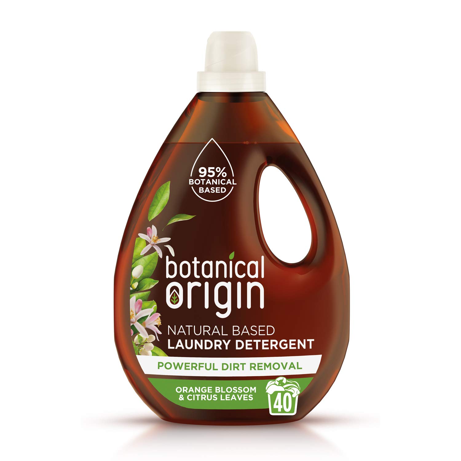 Botanical Origin Concentrated Eco Laundry Detergent, Orange Blossom & Citrus Leaves, 1.6 L