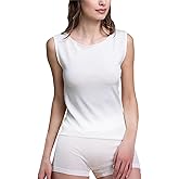 EGI ® Luxury Merino Wool Silk (85% Wool 15% Silk) Tank Top. Proudly Made in Italy.(Art.1401)