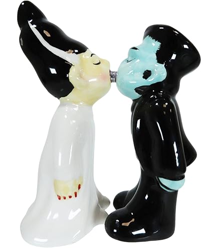 Polar OppositesMagnetic Ceremic Salt And Pepper Shakers By