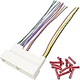 Jayubien Stereo Wiring Harness Fit for Hyundai Elantra Sonata Accent Genesis Tucson,42Pin Car Radio Wire Adapter Compatible with KIA Optima Sorento Rio Soul Forte Sportage