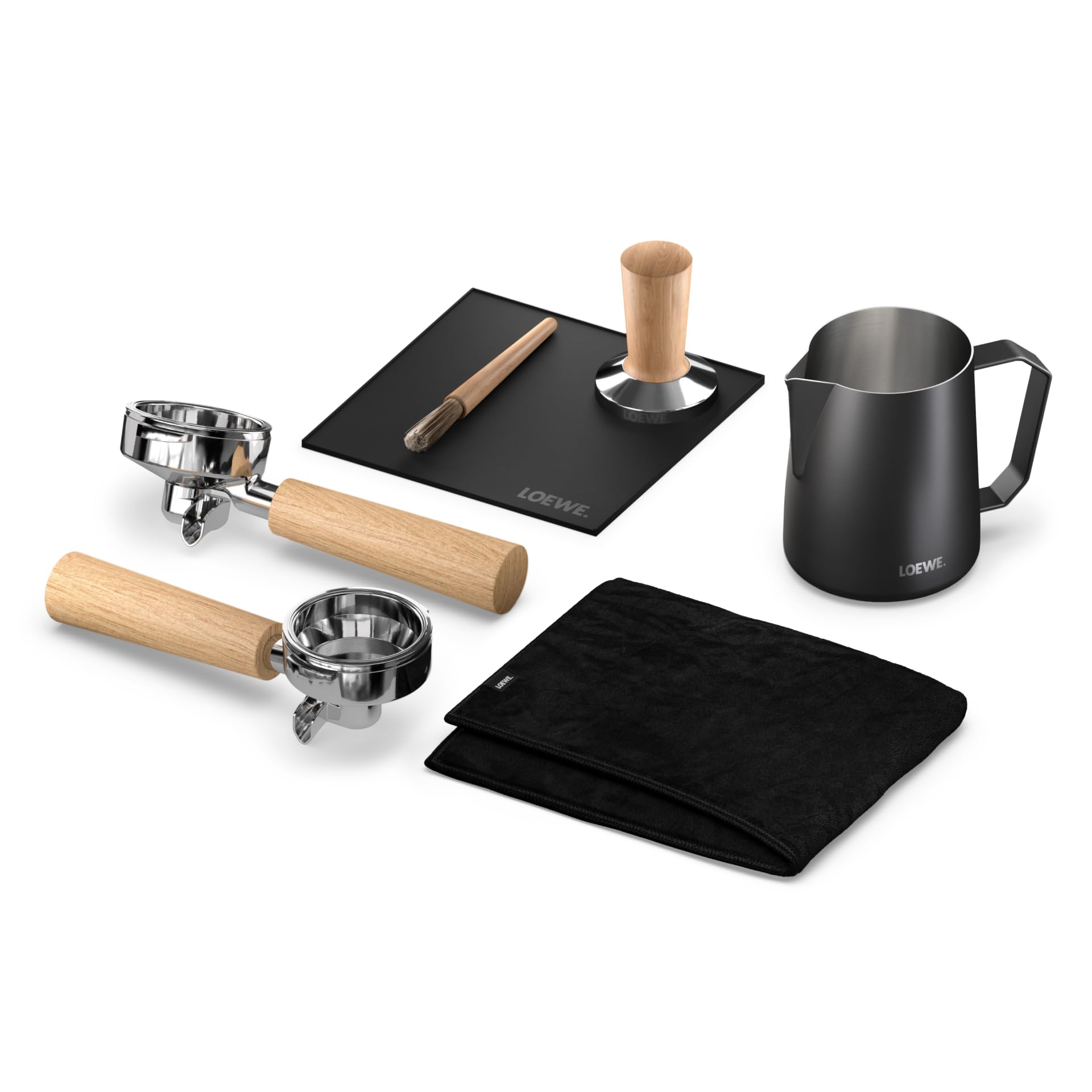 Loewe aura.pure, Espressomaschine, Siebträger mit Milchaufschäumer, mit Mahlwerk, 15-Bar-Extrakionsdruck 4