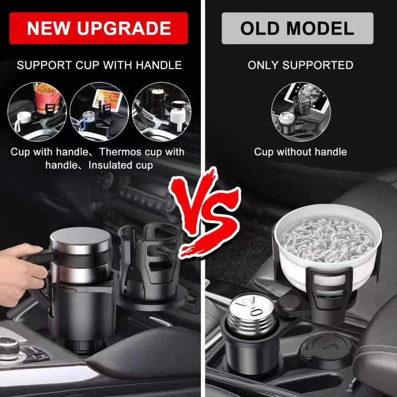 New Upgraded Cup Holder Expander for car 2 in 1 Multifunctional Car Cup