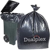 45 Gallon Can Liners 40-45 Gallon Trash Bags - 150 Count 40x48 Inch Black Liners 0.90 Mil Thick Heavy Duty Trash Liners