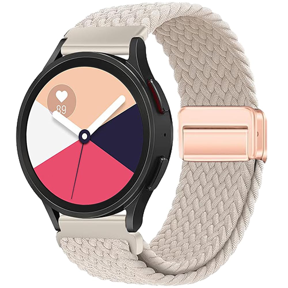 Magnetic Watch Strap for Polar ignite 3/ignite2/ignite/Pacer/Unite, 20mm Bracelet Nylon Sport Replacement Band for Withings ScanWatch 2 42mm/Steel HR 40mm/HR Sport