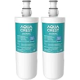 AQUA CREST 3US-AF01 Water Filter Replacement for Filtrete&reg; 3US-AS01, 2 Pack | Compatible with Standard Filtrete&reg; 3US-AF01, 3US-AS01, Aqua-Pure AP Easy C-CS-FF, WHCF-SRC, WHCF-SUFC, WHCF-SUF, NSF/ANSI 42