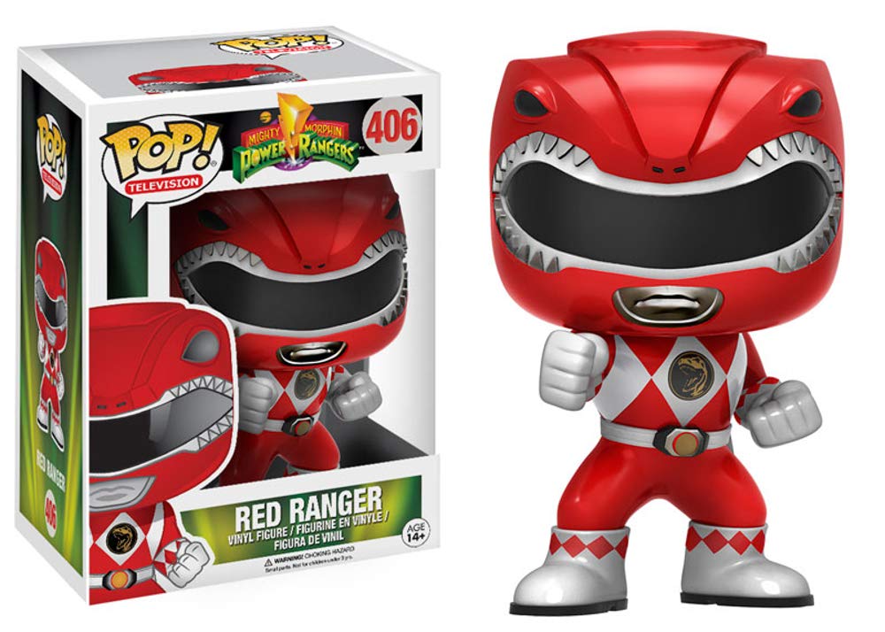 Funko POP Television: Figura de acción de Power Rangers, rojo