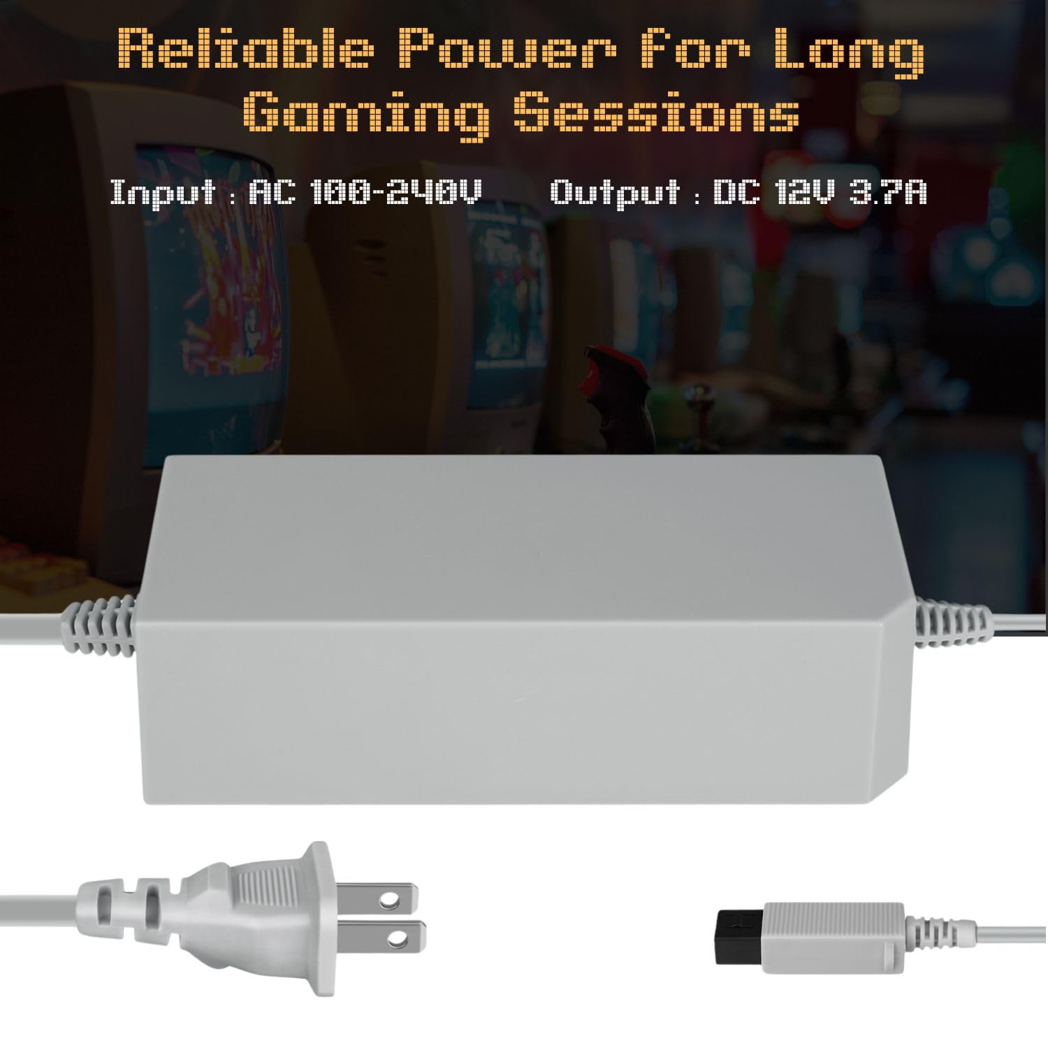 TNP AC Adapter for Nintendo Wii Power Cord - Replacement Power Supply Adapter for Nintendo Wii Gaming Console