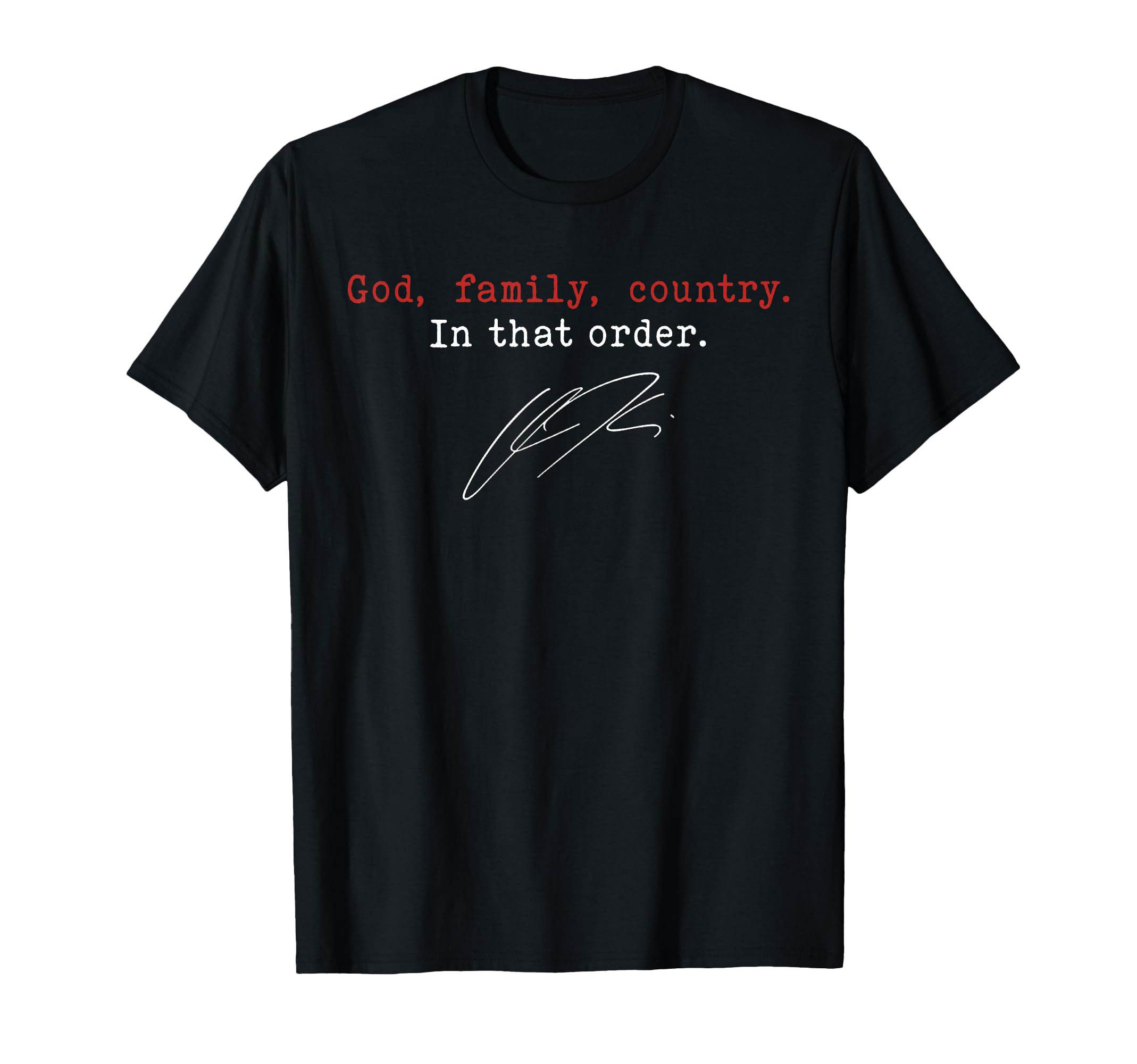 Photo 1 of ***RED SHIRT*** God Family Country in That Order for Supporters Men Women T-Shirt S