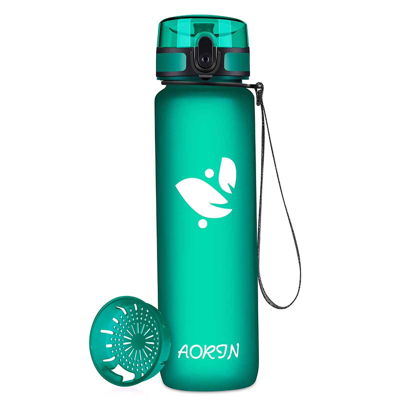 AORIN Sports Water Bottle - 1000ml-Tritan Gym Bottle BPA-Free & Drinking Bottles, Leakproof，One Click Flip Lid/Kids,Adults,Gym,Outdoor Sport
