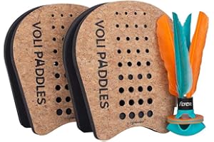 Waboba VOLI Paddle Game - Rethink Your Outdoor Game – Backyard Set Includes: 2 Wearable Paddles and 1 Oversized Shuttlecock