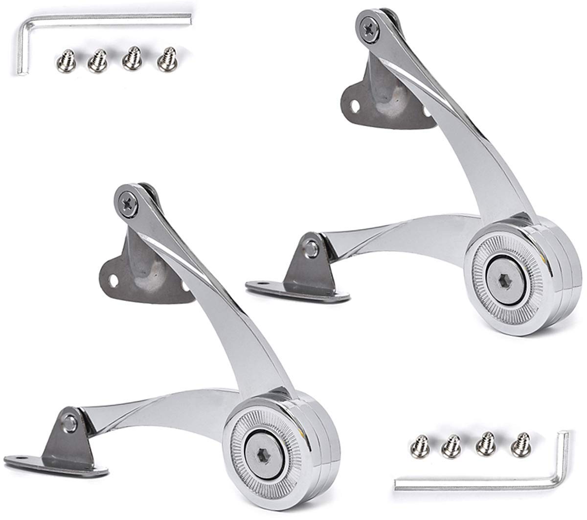 Buy Safe Hinges for Wooden Box 40lb, Toy Box Hinges Soft Close, Lid