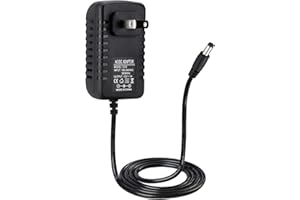 Suacopzar DC 12V 1A Power Supply Adapter Transformer, 12V DC Converter AC 100-240V to DC 12V 1A 12W LED Driver Switching Power Supply Converter Transformer for LED Strip Light 12W US Plug