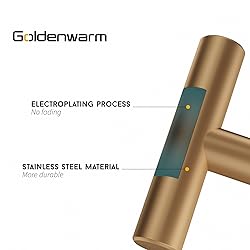 goldenwarm 20 Pack Champagne Bronze Cabinet Gold