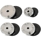 HUAREW Gas Stove Burner Caps Set for Most Gas Stove Burners | Cooker Hat Set include 1 Large, 1 Small, 2 Middle