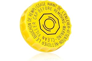 LYXHETH Brake Fluid Cap, Brake Master Cylinder Cap, Master Brake Cylinder Filler Cap Replacement OEM #4683656AB 5014518AA, Brake Fluid Tank Reservoir Cap Compatible with Dodge Jeep Chrysler