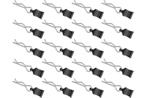 HAIBOXING RC Cars 1/18th 1/16th 1/14th 1/12th Body Clips,Remote Control Truck Spare Parts Apply to 18858 & 18859 & 18859A & 12815 & 16890A & 903, 903A, 20pcs,Black(H166)