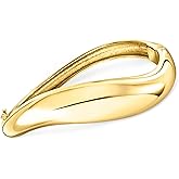 Ross-Simons 18kt Gold Over Sterling Sculptural Bangle Bracelet