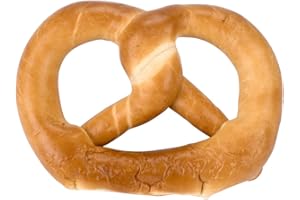 PretzelHaus Bakery Authentic Bavarian Plain Soft Pretzel, Pack of 10