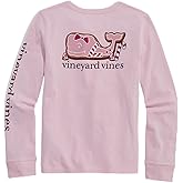 Vineyard Vines Girls Girls' Frosted Gingerbread Whale Long-Sleeve Pocket Tee