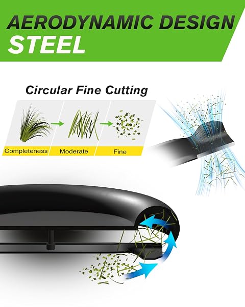 CHWAY 42 INCH DECK LAWN MOWER BLADES,138971 MULCHING BLADES WITH 5 POINT STAR, COMPATIBLE WITH LT1000 LT2000 T110 YT3000, REPALCE FOR 138971, 134149, 138498, 532138971