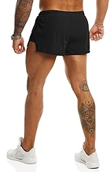 Ouber Men's Running Shorts with Liner 2'' Workout