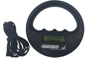 MICRO-ID Halo Pet Microchip Reader Scanner, Black