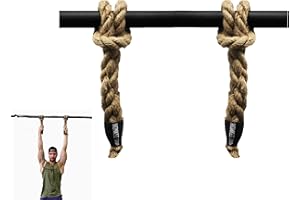 HANDMADE Monkee Grip Original Rope Grips – Enhance Grip Strength & Endurance, Versatile Fitness Accessory for Dumbbells & Barbells, Pull Up Bars Durable & Comfortable Design