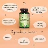 Vegavero Organic Horse Chestnut Extract 120 Capsules Vegan Circulation view 3