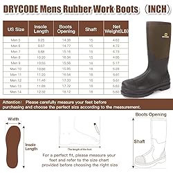D DRYCODE Work Boots for Men with Steel
