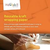 Hawksbill Kraft Paper Roll 500mm x 50m Recyclable Brown Gift Wrap view 7