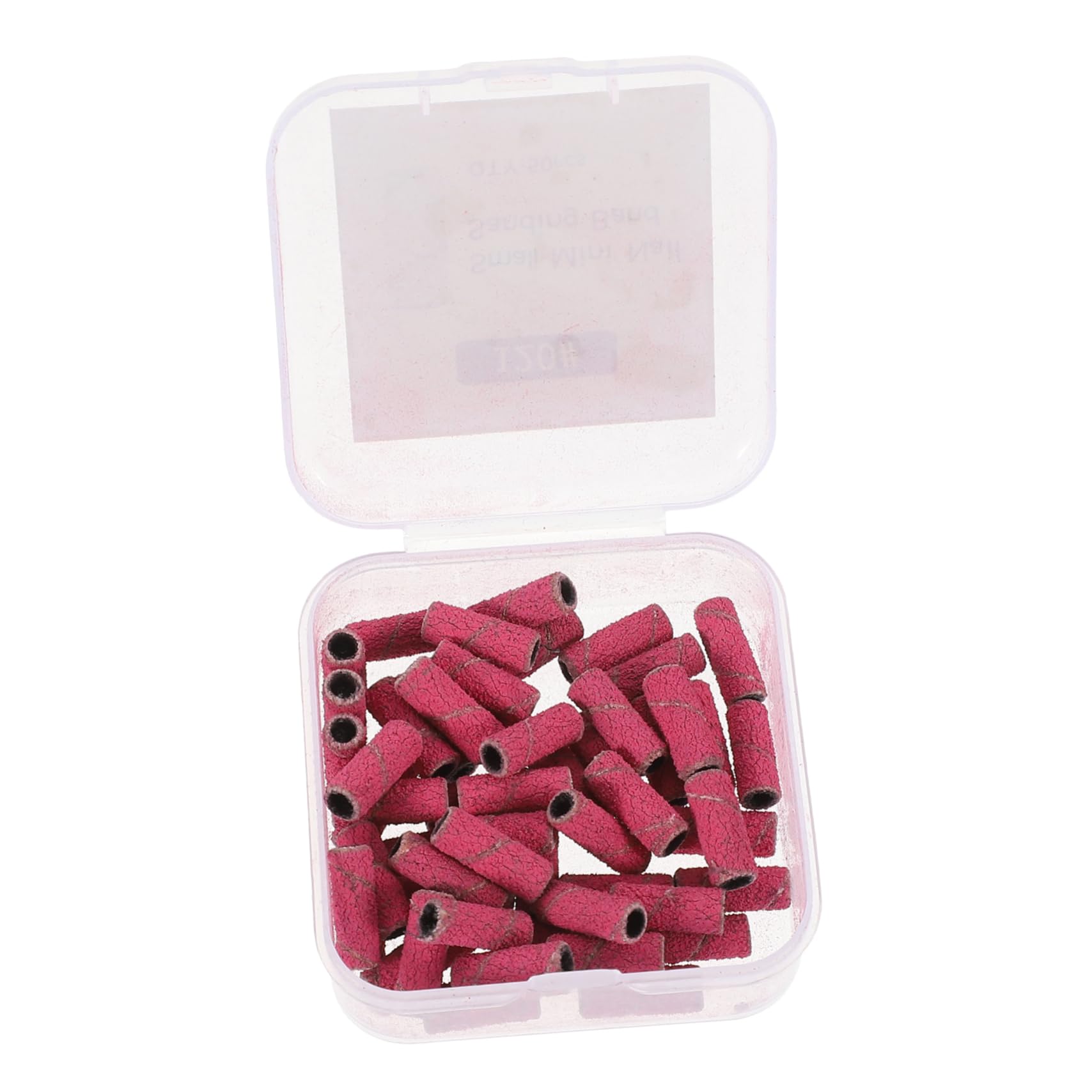 50 pcs Nail Sanding Bands Nail Drill Bits Manicure Pedicure Nail Sanding Files Gel Polish Remover Essential Manicure Tool