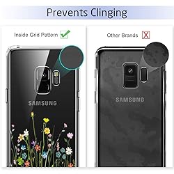 Unov Case Compatible with Galaxy S9 Case Clear with