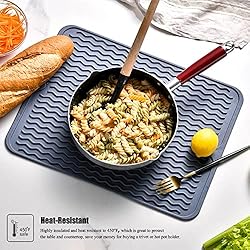 Silicone Dish Drying Mat, Non-Slip Easy Clean Sink