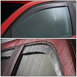 4pcs Tape-On Window Visor Deflector Rain Guard